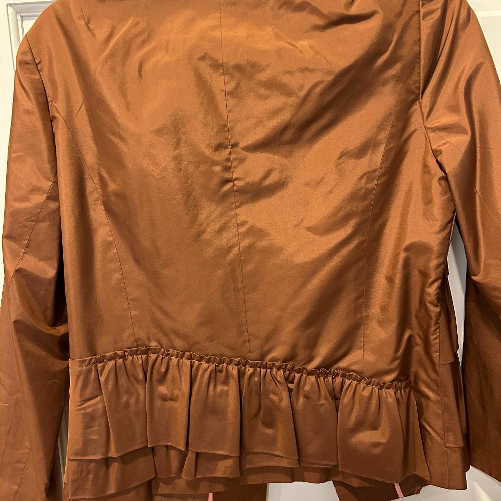 J Crew Ruffle Swing jacket - Picture 2 of 2